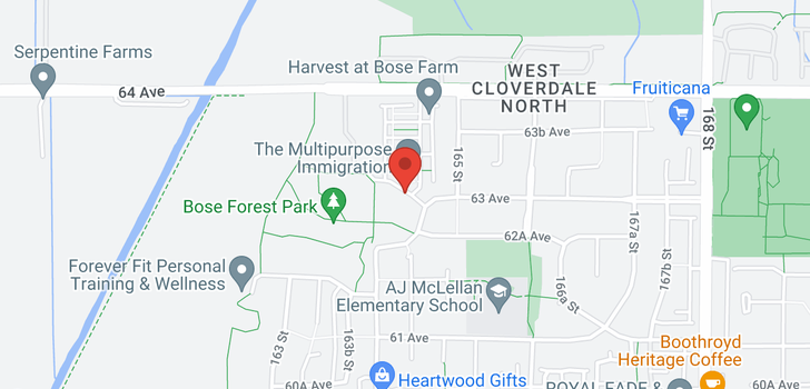 map of 121 16488 64 AVENUE